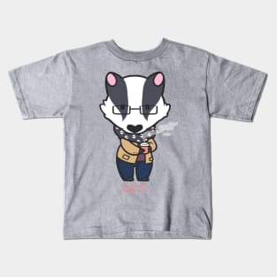 Fall Badger Kids T-Shirt